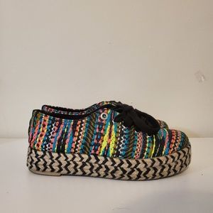 Sam Edelman multicolored platform sneaker